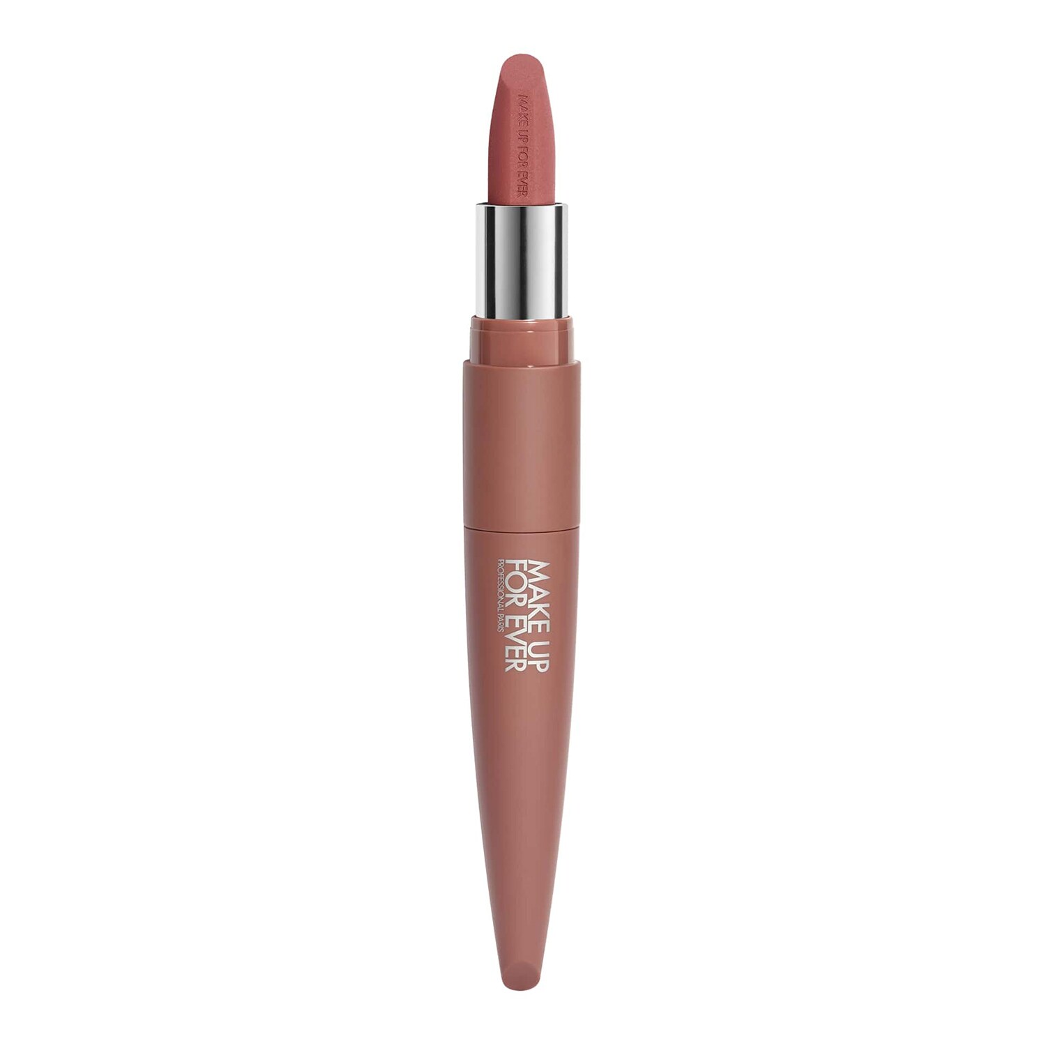Make Up For Ever - Pomadka Rouge Artist Velvet Nude — Matowa Aksamitna Pomadka Do Ust - Rouge Artist Velvet Nude 111 - Dla Kobiet